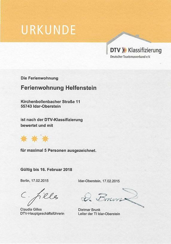 Ferienwohnung Helfenstein Idar-Oberstein Dış mekan fotoğraf
